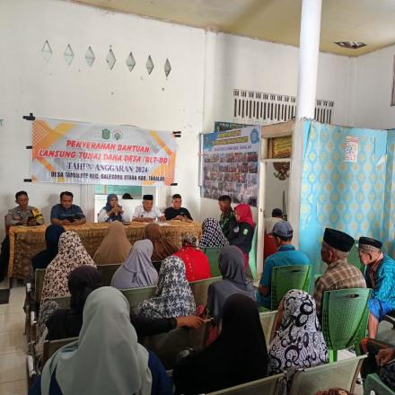 PENYALURAN BANTUAN LANGSUNG TUNAI DANA DESA (BLT DD) TAHAP  EMPAT 